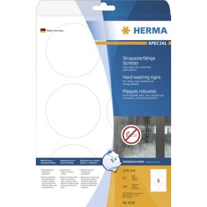 HERMA nápisy odolné A4 Ø 85 mm...