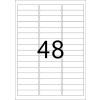 HERMA Snímateľné označovacie pásky A4 63,5x16,9 mm biele Snímateľný papier matný 1200 ks.