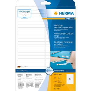 Odnímateľné etiketovacie pásky HERMA...