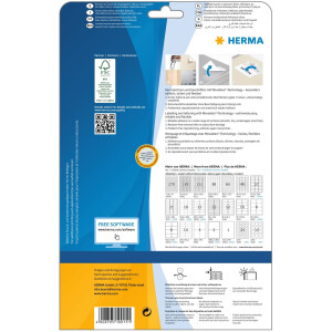 Odnímateľné etiketovacie pásky HERMA A4 96x10 mm biele Odnímateľný papier Movables matný 1350 ks.