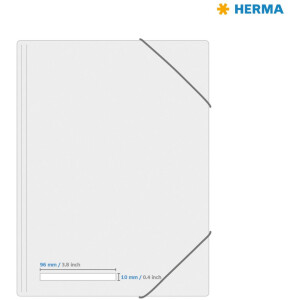Odnímateľné etiketovacie pásky HERMA A4 96x10 mm biele Odnímateľný papier Movables matný 1350 ks.