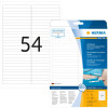 Odnímateľné etiketovacie pásky HERMA A4 96x10 mm biele Odnímateľný papier Movables matný 1350 ks.