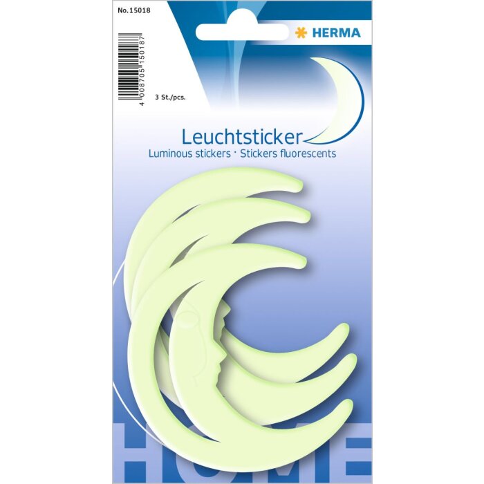 HERMA svietiaca nálepka mesiac