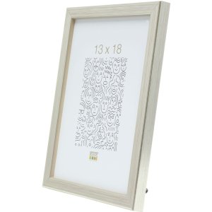 Drevený rám S41J Deknudt 10x15 cm strieborný