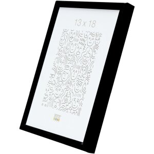 Plastový rám S011 20x25 cm čierny