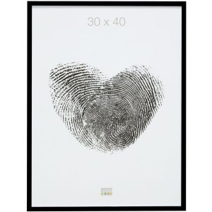 Plastový rám S011 20x25 cm čierny