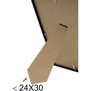 Plastový rám S011 20x25 cm čierny