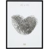 Plastový rám S011 20x25 cm čierny