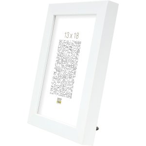 Deknudt drevený rám S40R 20x20 cm biely