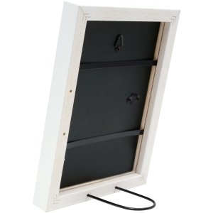 Deknudt drevený rám S40R 20x20 cm biely