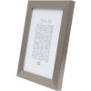 Plastový rám S41VD1 strieborný 15x15 cm