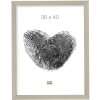 Plastový rám S41VD4 strieborný lesklý 30x40 cm