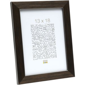Plastový rám S41VK3 hnedý 20x25 cm