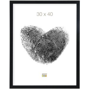Rám na obraz čiernobiely z dreva 15,0 x 20,0 cm S43AL