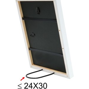 Rám na obraz čiernobiely z dreva 15,0 x 20,0 cm S43AL