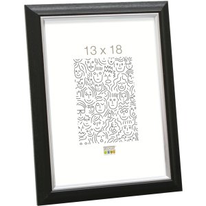 Plastový rám S42JD 18x24 cm čierny