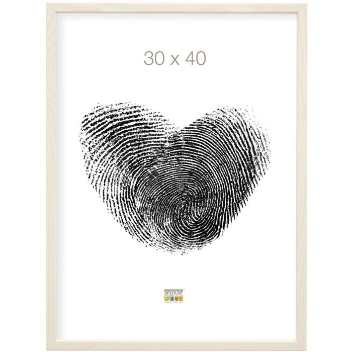 Deknudt drevený rám S41J Deknudt 21x29,7 cm biely rám na certifikáty DIN A4