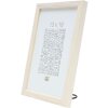 Deknudt drevený rám S41J Deknudt 21x29,7 cm biely rám na certifikáty DIN A4