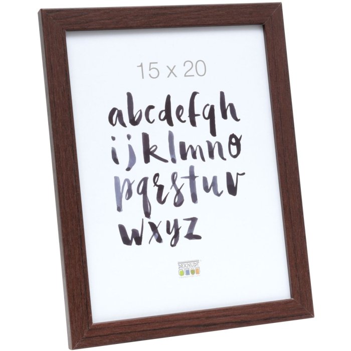 Deknudt MDF drevený rám S44C 18x24 cm tmavohnedý