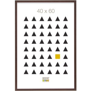 Deknudt MDF drevený rám S44C 18x24 cm tmavohnedý