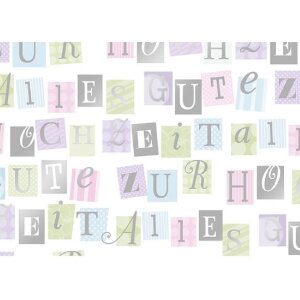 Artebene Papier 50x70cm Zur Hochzeit alles Gute