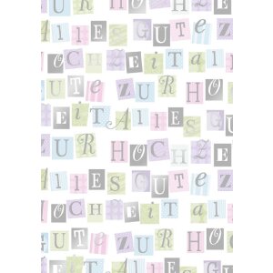 Artebene Papierbogen 70x100 cm Zur Hochzeit alles Gute...