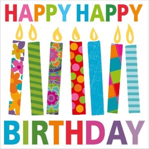 Mini karta Narodeninové sviečky