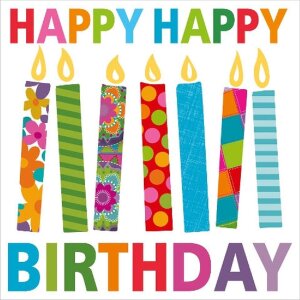 Mini karta Narodeninové sviečky