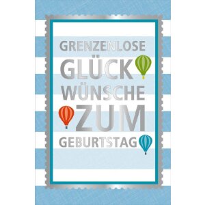 Artebene karta narodeniny teplovzdušné...