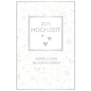ARTEBENE Karte Hochzeit Ranke Schmetterling Motivkarte...