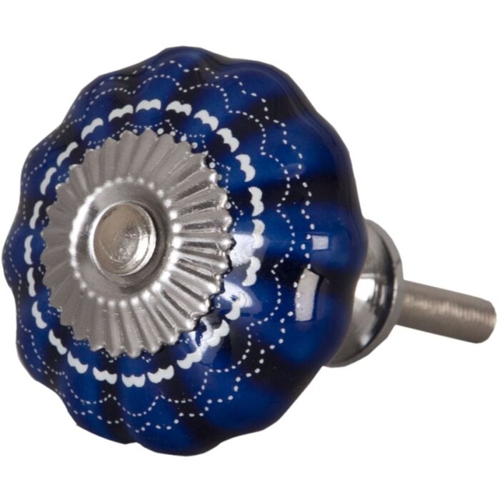 Muster dunkelblau (62329)