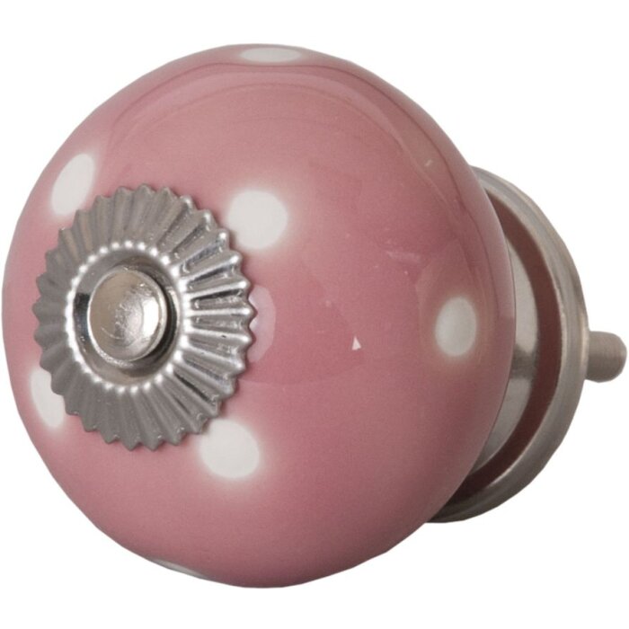 Punkte rosa weiß (62325)