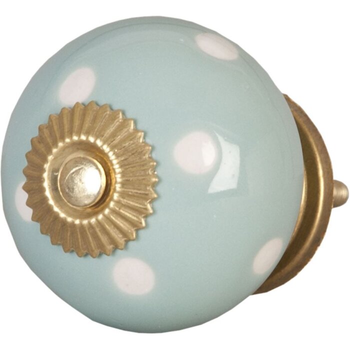 Bodky svetlomodrá biela (62324)