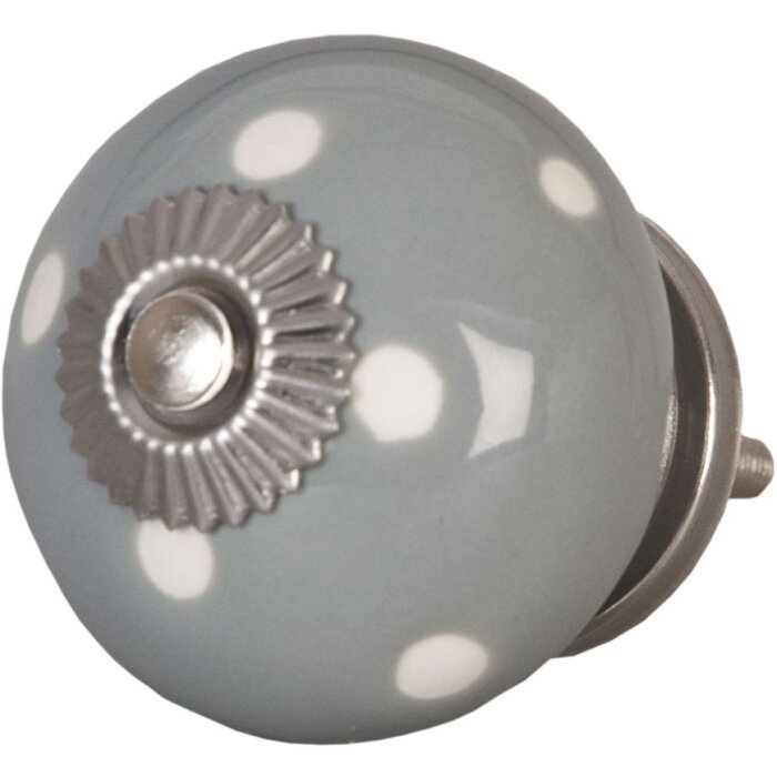 Punkte grau weiß (62323)