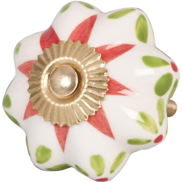 Dekor zelená červená (61848)