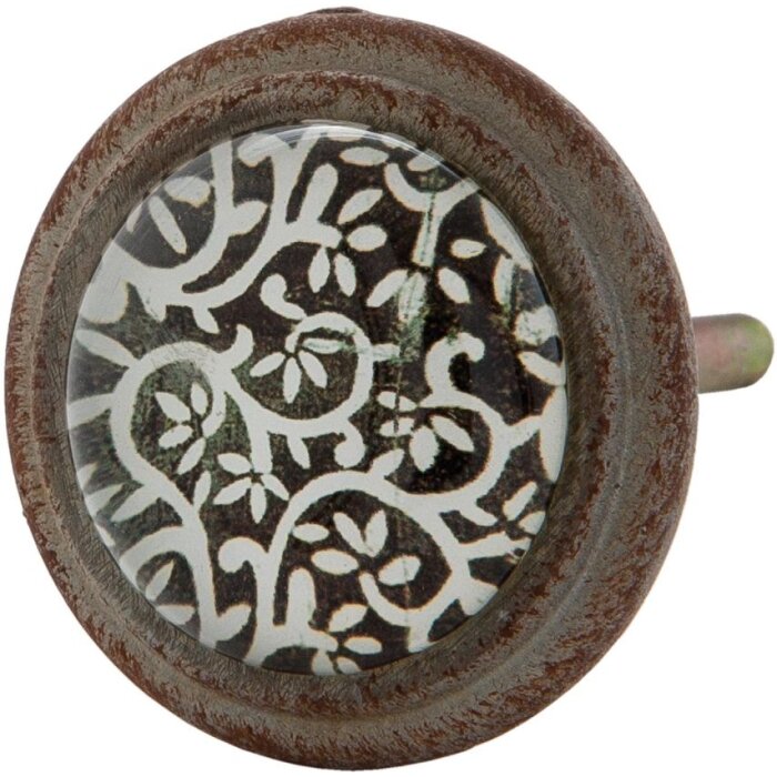 Shabby hnedá čierna (63296)